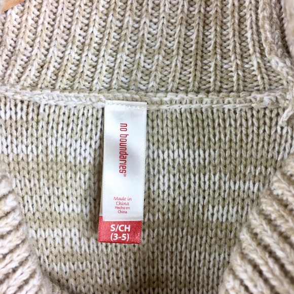 Neutral Marl Cowl Neck No Boundaries Sweater - Picture 6 of 8